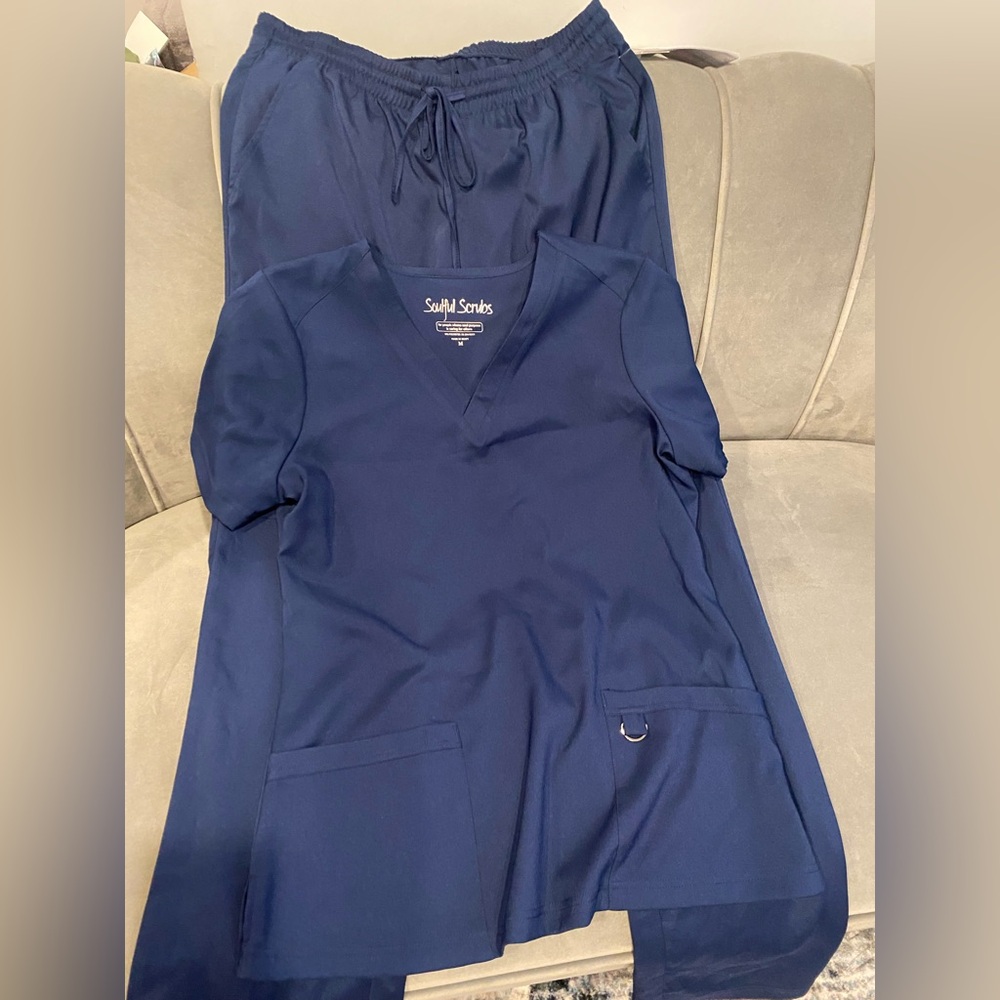 Skechers Navy Blue Scrub set
